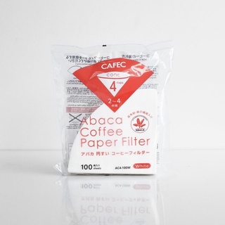 กระดาษกรอง Cafec Abaca Paper Filter (4Cups)