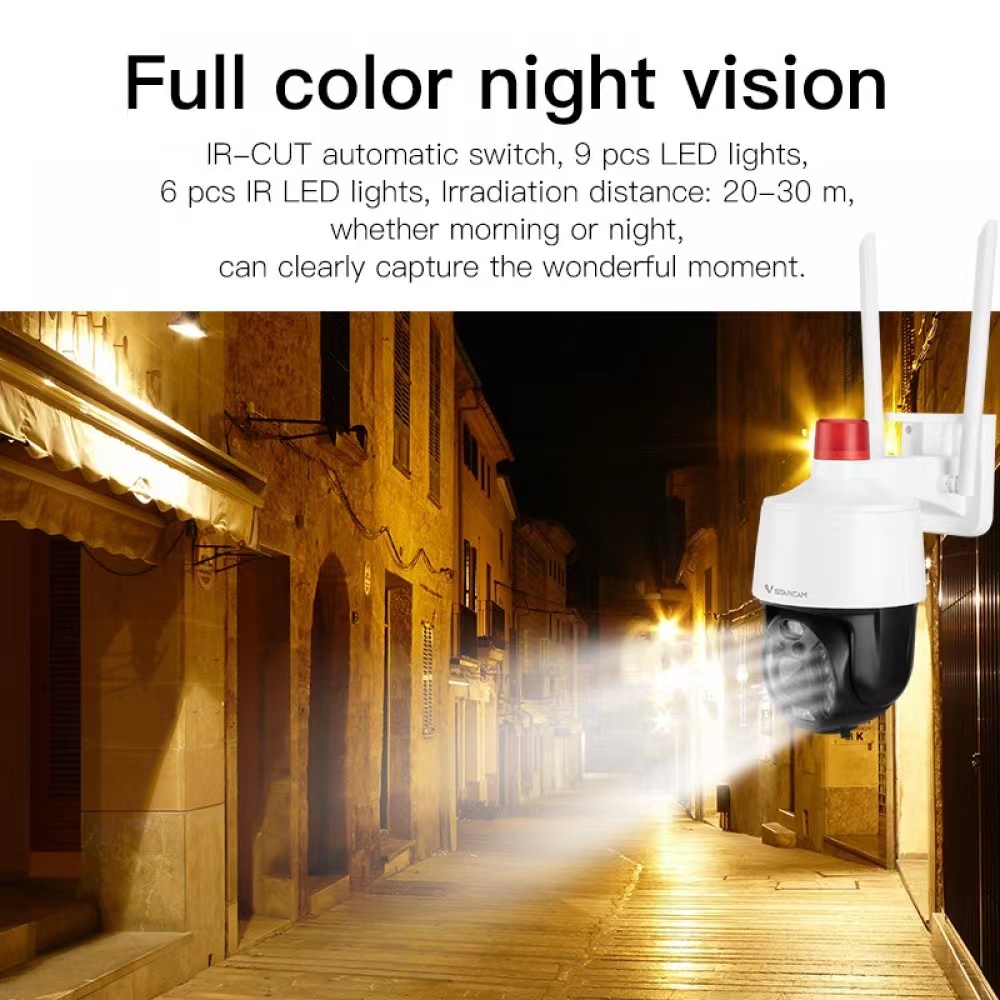 Vstarcam CG668/CG664 ( ใส่ซิมได้ 3G/4G ) กล้องวงจรปิดไร้สาย Outdoor ความละเอียด 3MP(1296P) ภาพสี มีAI+ สัญญาณเตือน