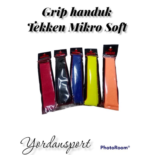 60 - PCS TEKKEN Towel Grip ไม้แบดมินตัน Grip Tekken Micro Soft Towel วัสดุนุ่ม