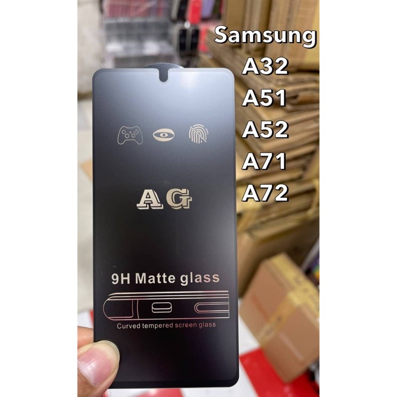 ฟิล์มกระจกด้าน Samsung a32 , Samsung a52 , Samsung a72 , Samsung a51 , Samsung a71 แถมฟรี!!ฟิล์มหลัง