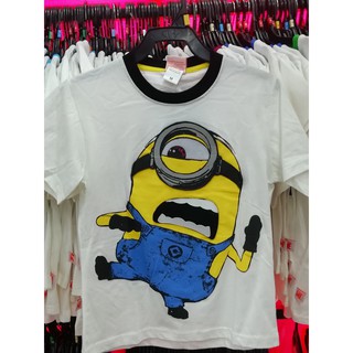 ลิขสิทธิ์แท้ เสื้อผ้าเด็ก ชุดเด็ก สินค้าเด็ก เสื้อยืด งานเซล มินเนียน Minions พร้อมส่ง คละลาย