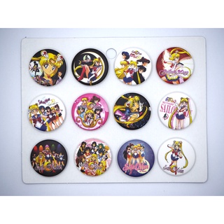 เข็มกลัด 3.2cm/4.4cm Sailor Moon เซเลอร์มูน การ์ตูน อนิเมะ Cartoon Anime