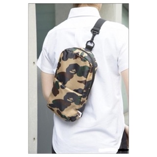 (แท้100%/พร้อมส่ง) Bape camo body bag กระเป๋าสะพาย