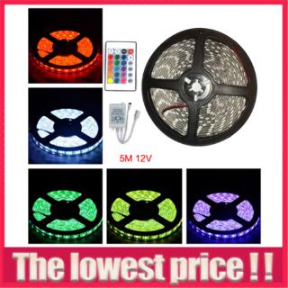 สายไฟ 5 M Rgb 5050 Led Smd 24 Key 12 V Uk