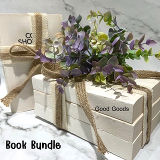 “Book Bundle” หนังสือจริงตกแต่ง มัดหนังสือจริงตกแต่ง พร็อพตกแต่ง พร็อพประกอบฉาก  สินค้าพร้อมส่ง มีบริการปลายทาง