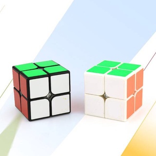 ☄️ส่งเร็ว☄️ Rubik รูบิค ขนาด 2*2 เล่นง่าย ไหลลื่น ไม่ฝืด ฝึกสมอง สมาธิ สายตา สี พัฒนาการ สีสดใส ของเล่นเด็กสุดฮิต