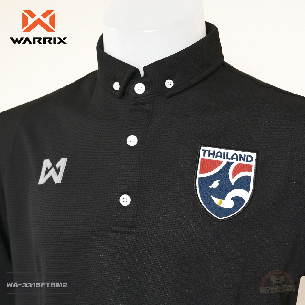 WARRIX เสื้อโปโล ทีมชาติไทย 2018 เสื้อโปโลช้างศึก WA-3315FTBM2 วาริกซ์ วอริกซ์ ของแท้ 100%