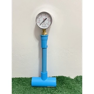 Pressure gauge 5 kg/cm2 เกจวัดแรงดันน้ำ รวมชุดข้อสามทาง 1 นิ้ว (1") สำหรับปั๊มน้ำและเครื่องกรองน้ำ