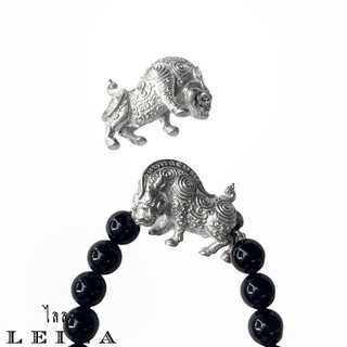 Leila Amulets หมูเก้าเก (พร้อมกำไลหินฟรีตามรูป)