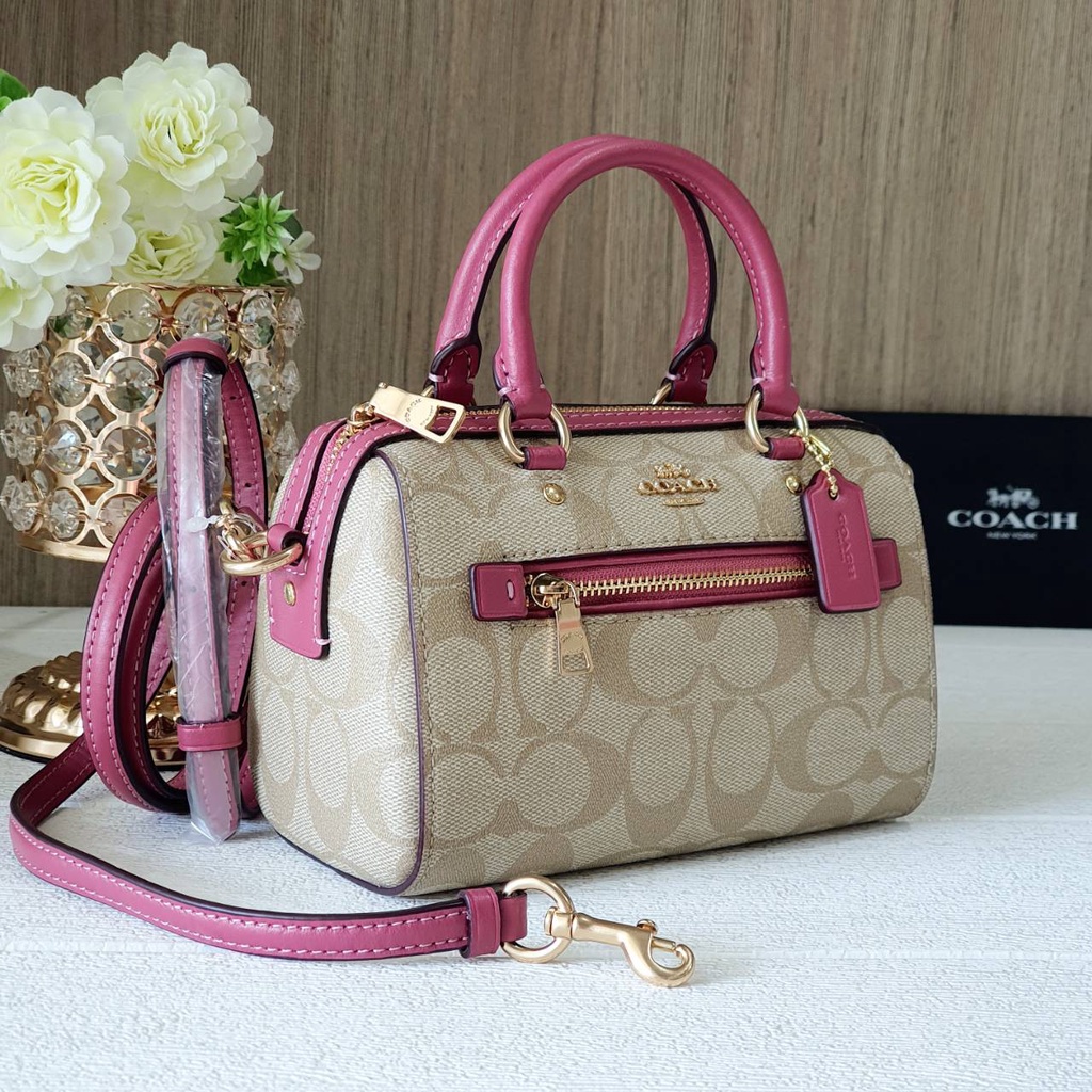 💚แท้💯 พร้อมส่ง💚หมอนจิ๋ว น่ารัก ใส่ Plus หรือ ProMax COACH C9947 C9950 CC944  Mini Rowan Crossbody In