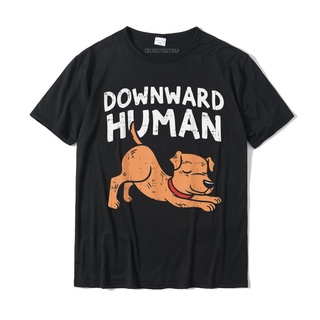 T-shirt  เสื้อยืด พิมพ์ลาย Downward Human Dog เหมาะกับใส่เล่นโยคะ ออกกําลังกาย สําหรับสัตว์เลี้ยง สุนัขS-5XL