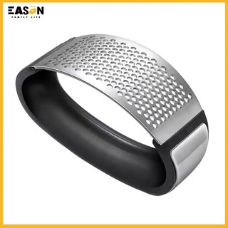 Stainless Steel Garlic Press Rocker - Professional Grade Garlic Mincer Crusher and Garlic Presser