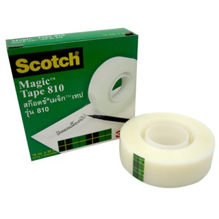 3M Scotch เทปเมจิก Magic Tape 810 ยาว33 m เทปขุ่น