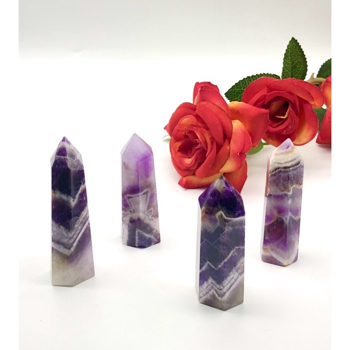1Pc Natural Dream Amethyst Point / Top High Quality / Encourage and support inner strength / Home Decoration Collection.