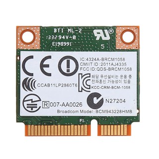 dual band 2 . 4+5 g 300 m 802 . 11 a/b/g/n wifi การ์ดไร้สายบลูทูธ 4 . 0 ขนาดมินิ pci - e สําหรับ hp b 9432 h - 001