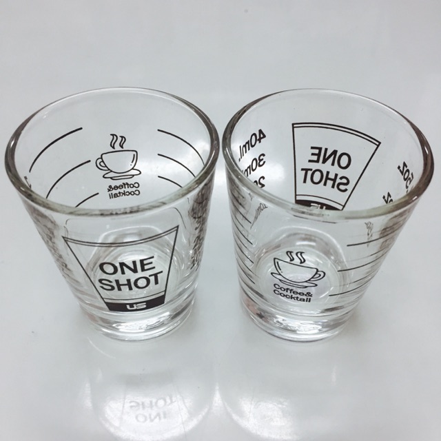 แก้วตวง แก้วช็อต ขนาด 1.5 ออนซ์ 50 มล. (ONE SHOT)