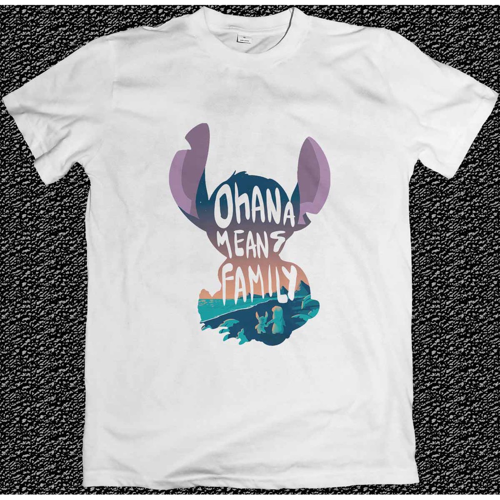 เสื้อยืด Lilo and Stitch : Ohana ไซส์ผู้ใหญ่&เด็ก