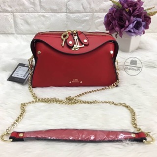 LYN CHERISH CROSSBODY BAG 2017  (outlet) สีแดง