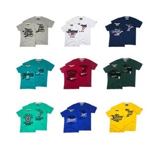 โปรโมชั่น : 9nine เสื้อสกรีนกำมะหยี่ รุ่น VL447  รวมลาย 