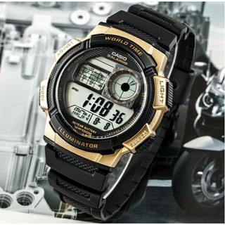 Casio รุ่น AE-1000W-1A3 นาฬิกาข้อมือผู้ชาย สายเรซิ่น  - มั่นใจ ของแท้ 100%