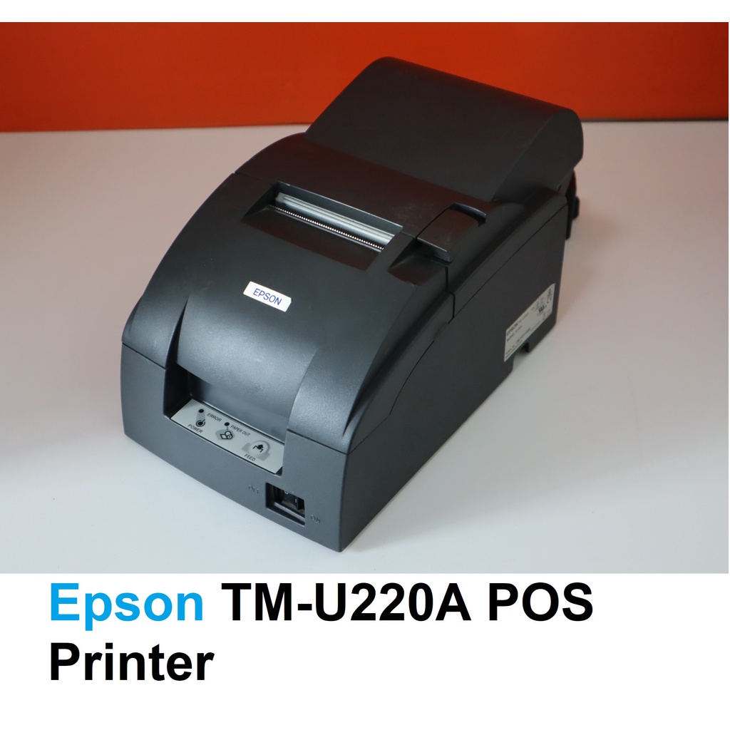 Printer Epson TM-U220A  เครื่องปริ้นใบเสร็จ  พร้อมอะแดปเตอร์