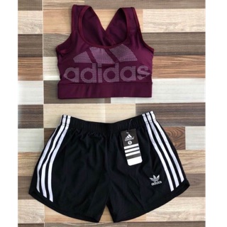 SET SPORTBAR ADIDAS  ชุดออกกำลังกายAdidas กางเกงออกกำลังกายAdidas เสื้อออกกำลังกายAdidas