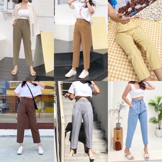 ORIGINAL PANT กางเกงทรงบอย📢ใส่โค้ด WWWSWD ลดทันที 60.- เมื่อช็อปครบ 300.- (1-30June)