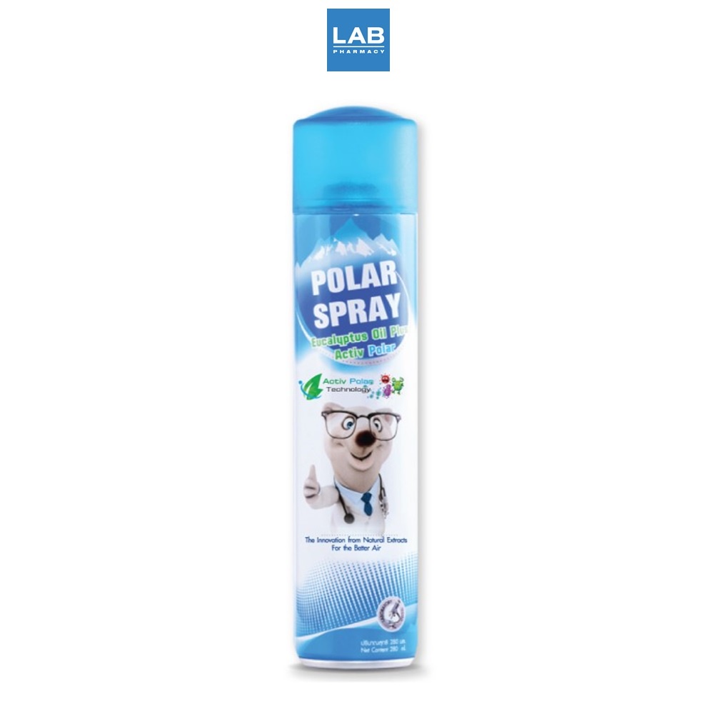 Polar Spray 280 ml. - โพลาร์ สเปรย์ สเปรย์ปรับอากาศ กลิ่นยูคาลิปตัส 280 ml.