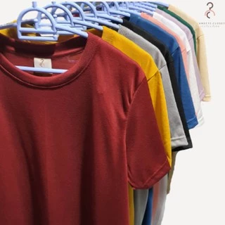เสื้อยืดสีพื้น สีดำ ใส่สบาย ไม่หด ไม่ต้องรีด ราคาส่ง มีเก็บเงินปลายทางค่ะ