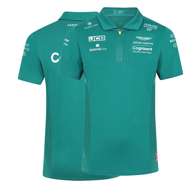 2026 ใหม่ F1 Racing Suit + Aston Martin F1 Racing Jersey + Summer Men & Women เสื้อโปโลแขนสั้น