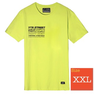 ผ้าฝ้าย 100%7th Street เสื้อยืด ขนาด XXL รอบ อก 50 นิ้ว รุ่น CLL024XXLS-3XL