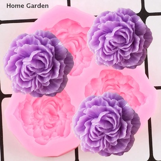 HGG Peony Flower Silicone Mold Wedding Cupcake Topper Fondant Cake Decorating Tool HGG