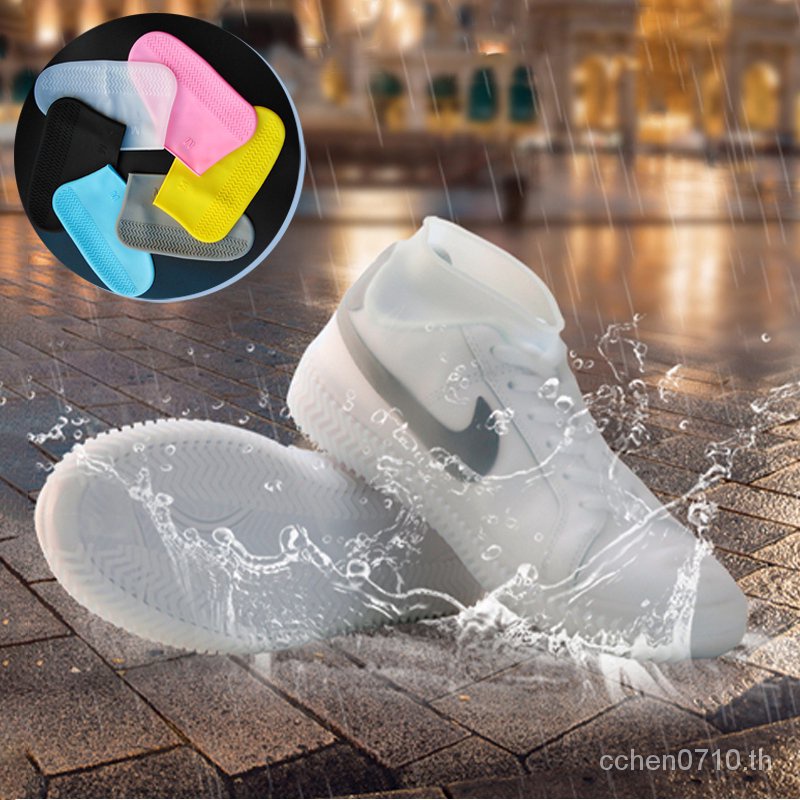 Waterproof Shoe Protector Soft High Resilient Elastic Reusable Silicon Travel Anti-Slip Shoe Cover
