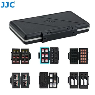 JJC กล่องใส่ SD Card กล่องเก็บการ์ดหน่วยความจำ Micro SD SDXC SDHC XQD CF CFexpress Type A B Nintendo Switch NS การ์ดเกม M.2 2280 SSD
