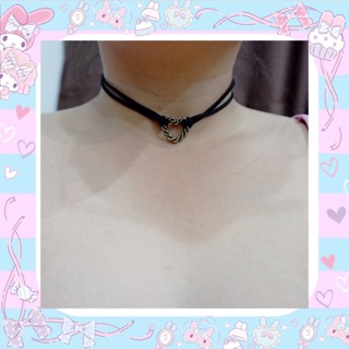 สร้อยคอ โชคเกอร์ จี้หัวใจ