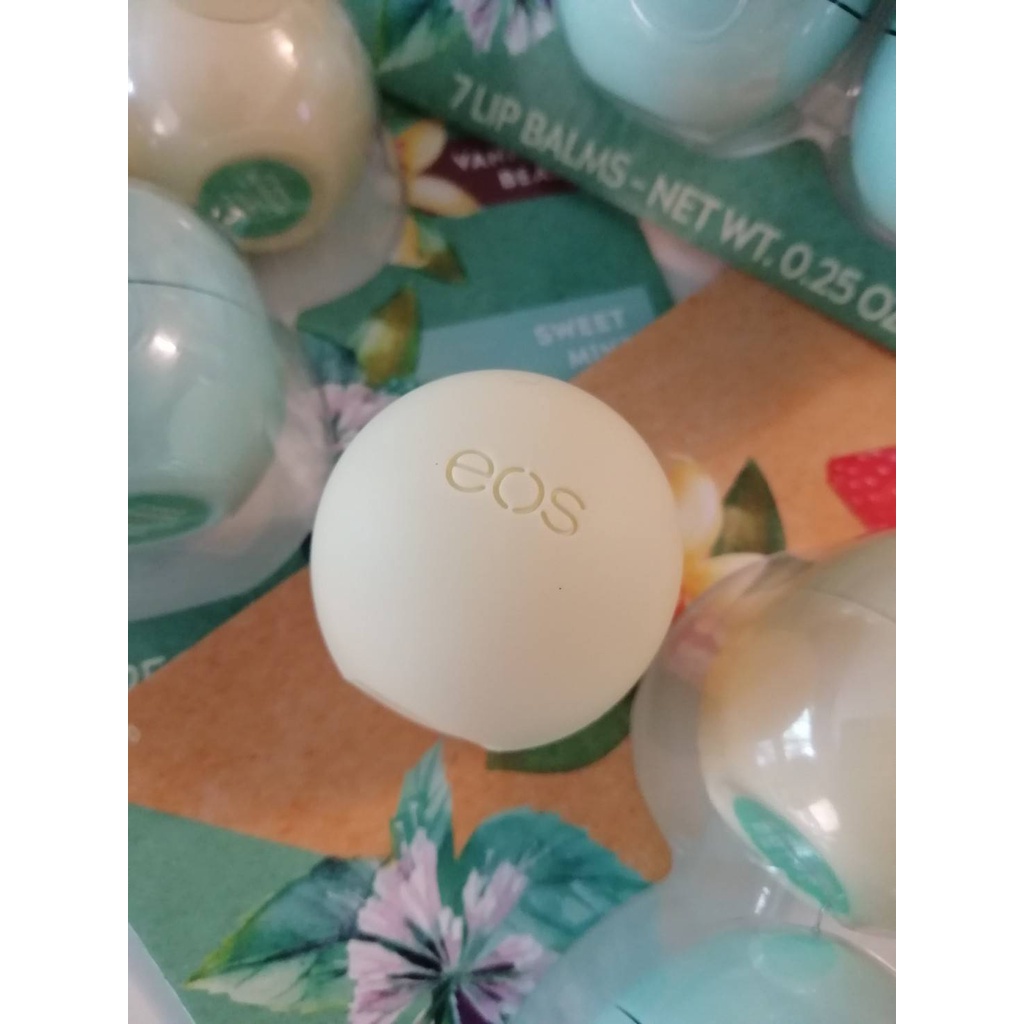 EOS Lip Balm ลิปบาล์มรูปไข่ style กลิ่นหอมหวานมากมาก