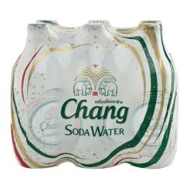 ส่งฟรี  ช้าง น้ำโซดา ปริมาตรสุทธิ 325ml ยกแพ็ค 6ขวด CHANG SODA     ฟรีปลายทาง