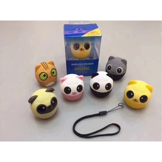 Wireless speaker Animal (ลำโพงบูทูส กดถ่ายรูปได้ เจ้าแมวน่ารัก) Stereo Bluetooth