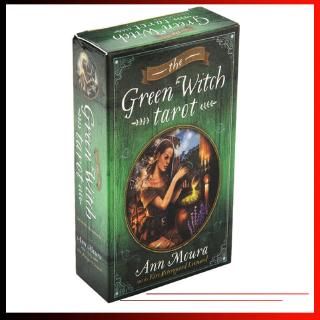 【Ready Stock】78 Sheets Card Games The Green Witch Tarot