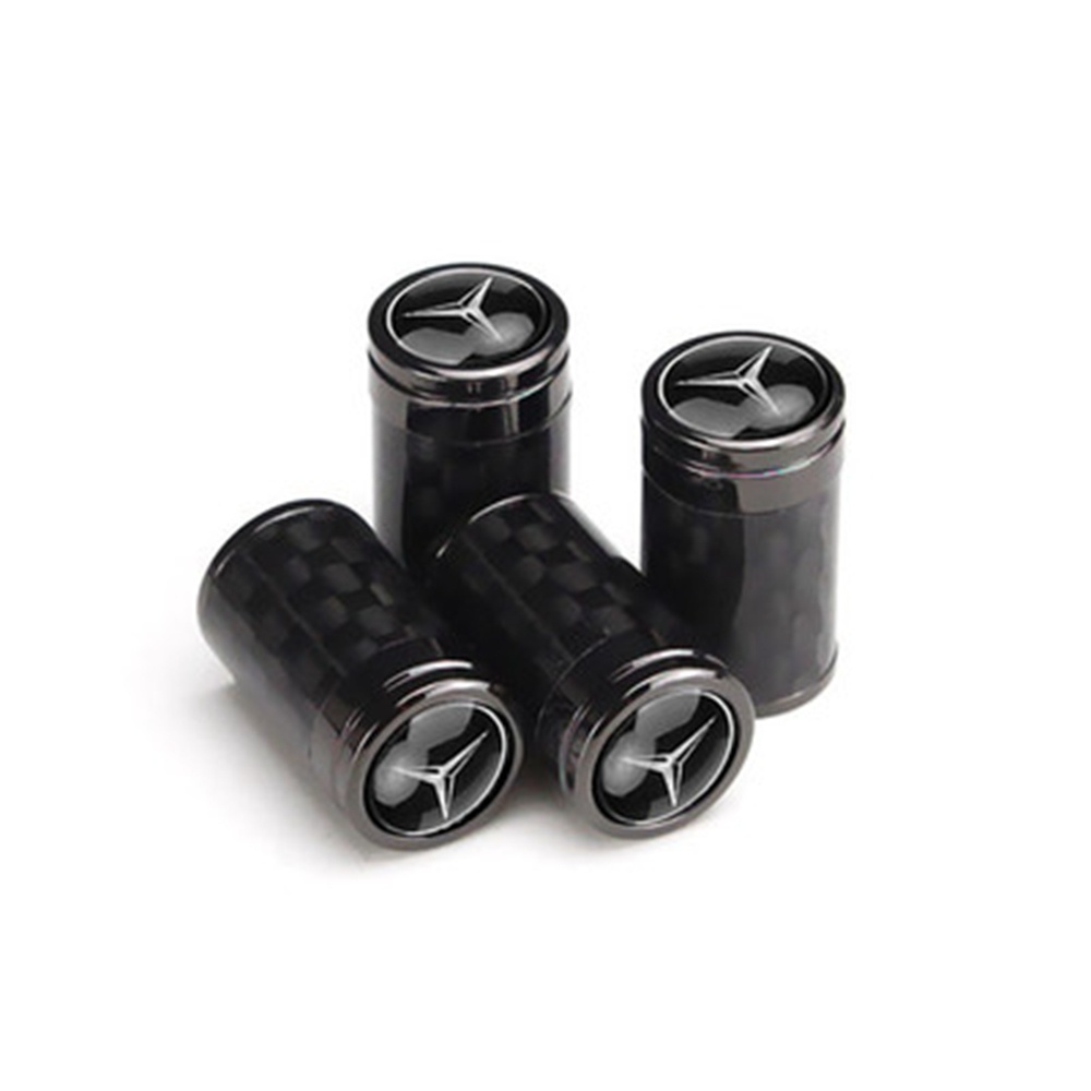 4 ชิ้นโลหะล้อยางวาล์ว Stem สําหรับ Mercedes-Benz CESM CLS CLK GL AB AMG GLS GLE AMG Series ยางรถ Air Valve Caps ตกแต่งรถอุปกรณ์เสริม
