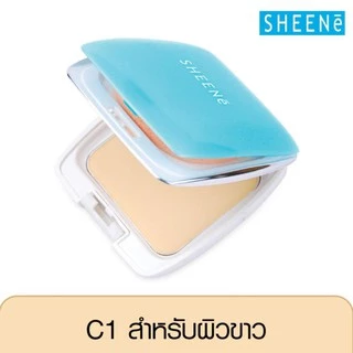 SHEENE DOUBLE PROTECTION POWDER CAKE SPF25 แป้งเค้กเนื้อปกปิดพิเศษ เนียนละเอียด ติดทนนาน