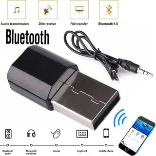 3.5 mm Wireless USB Bluetooth 4.0 AUX Audio Stereo Car Receiver Adapter