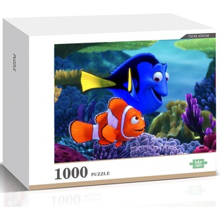 จิ๊กซอว์ปริศนา รูปแอนิเมชั่น Pixar Finding Nemo เหมาะกับของขวัญ สําหรับผู้ใหญ่ และเด็ก ตกแต่งบ้าน จํานวน 1000 ชิ้น