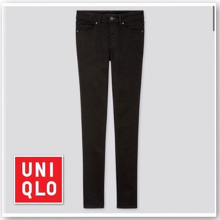 กางเกงยีนส์ UNIQLO jeans slim fit size 23 สีดำ