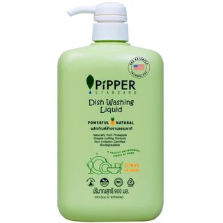 Pipper Standard น้ำยาล้างจาน กลิ่นซิตรัส Dish Washing Liquid Citrus Scent (900ml)