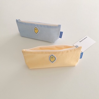 [second morning] — lemony check pen case