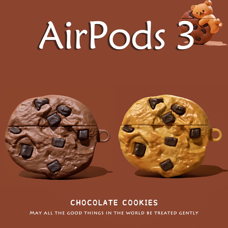 คุกกี้ AirPods AirPods 5 เคสสําหรับใหม่ AirPods4 หูฟังป้องกันกรณี 3rd Case เหมาะสําหรับ AirPodsPro3 กรณี AirPods2gen กรณี