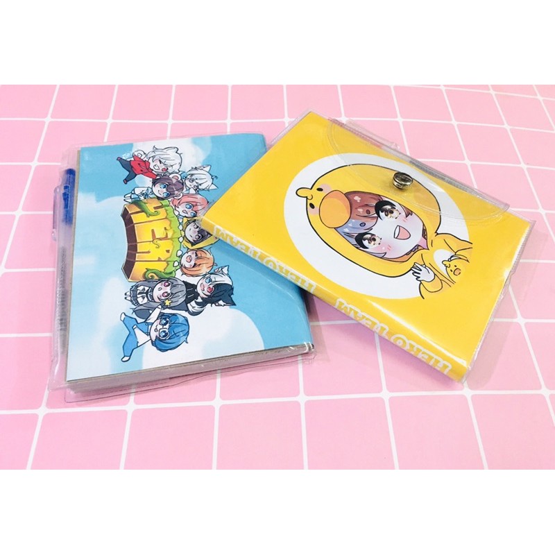 สมุดโน๊ต a6 ทีมฮีโร่