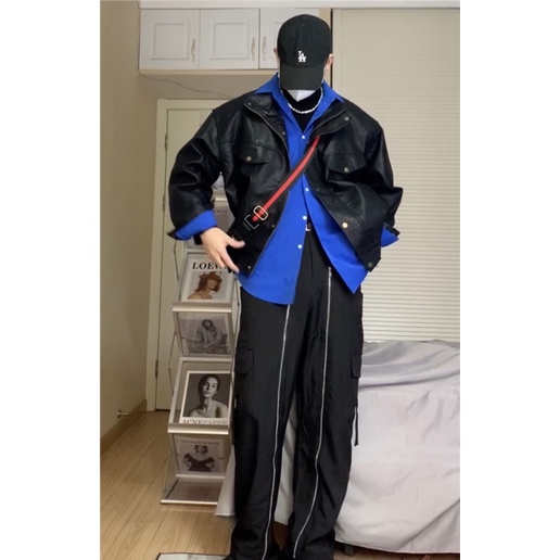 PAPA.XQ LAPIS SHIRT 💙( NEW! เสื้อเชิ้ตสีพื้น เกาหลีเกาใจ ✨)พร้อมส่ง🔥 - รูปที่ 4