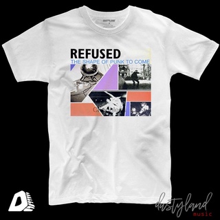 เสื้อยืดผ้าฝ้ายพิมพ์ลายขายดี เสื้อยืด ผ้าฝ้าย พิมพ์ลาย Refused The Shape Of Punk To Come สไตล์พังก์ แฟชั่นสําหรับผู้ชาย